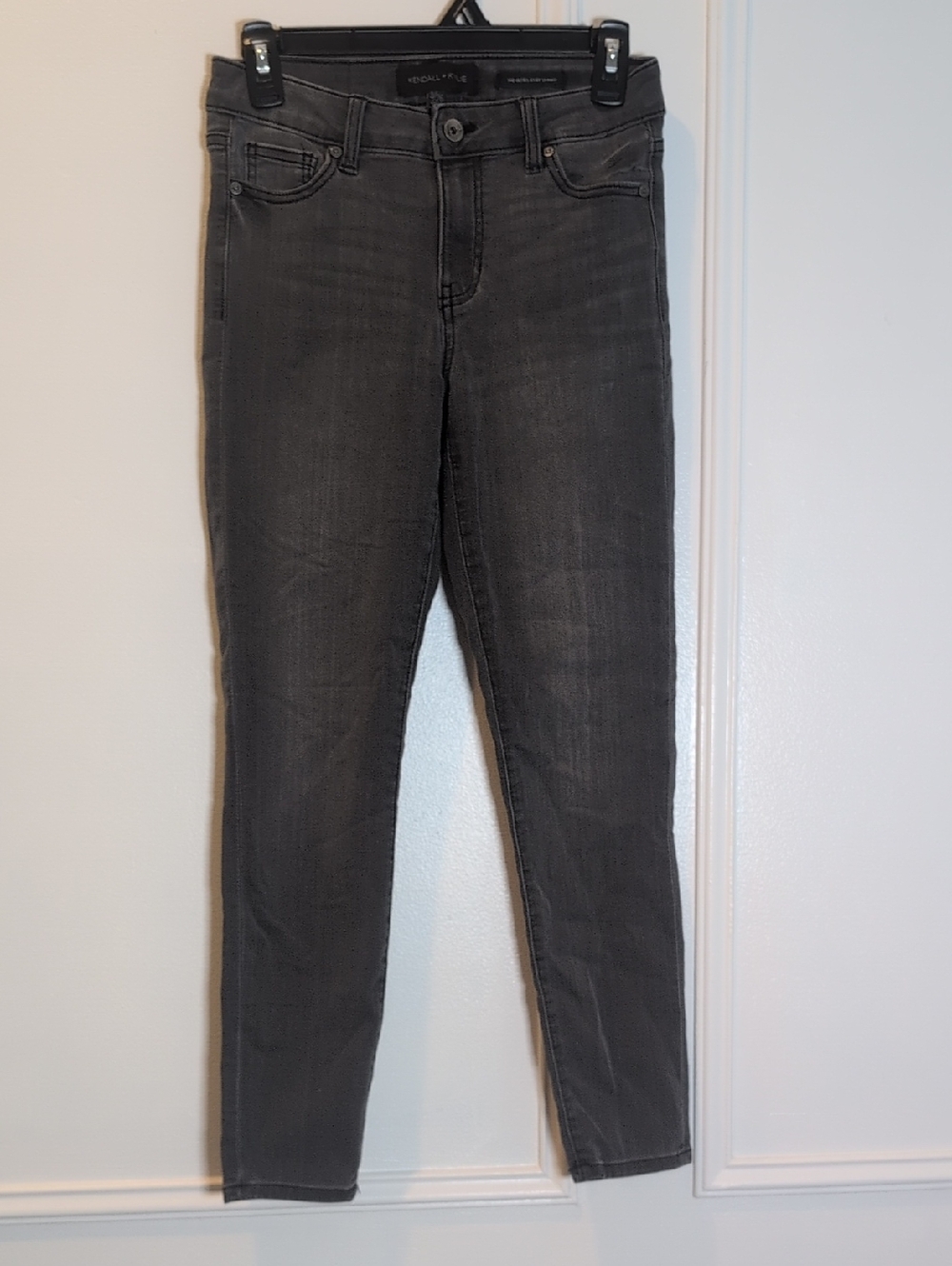 Kendall & Kylie Slim Charcoal Skinny Jeans